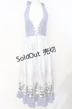 画像1: axes femme POETIQUE / チェスボードホルターワンピース  さっくすす O-25-07-26-052-AX-SK-IG-OS