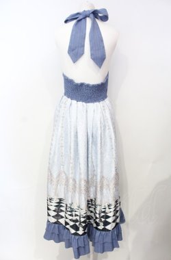 画像4: axes femme POETIQUE / チェスボードホルターワンピース  さっくすす O-25-07-26-052-AX-SK-IG-OS