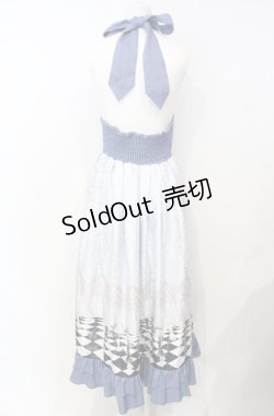 画像4: axes femme POETIQUE / チェスボードホルターワンピース  さっくすす O-25-07-26-052-AX-SK-IG-OS