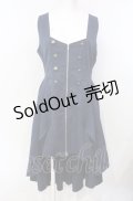axes femme POETIQUE / ベストデザインミニワンピース  ネイビー O-25-07-26-053-AX-OP-IG-OS