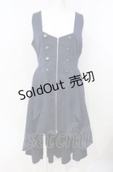 axes femme POETIQUE / ベストデザインミニワンピース  ネイビー O-25-07-26-053-AX-OP-IG-OS