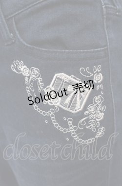 画像2: axes femme / エッフェル塔刺繍デニムパンツ M インディゴ O-25-07-26-057-AX-PA-IG-ZT461