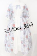axes femme kawaii / ハピネスベリーワンピース M サックス O-25-07-26-061-AX-OP-OW-OS