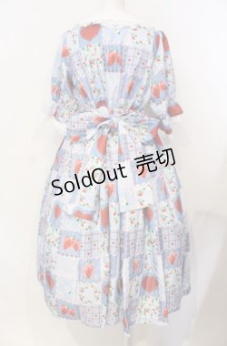 画像4: axes femme kawaii / ハピネスベリーワンピース M サックス O-25-07-26-061-AX-OP-OW-OS