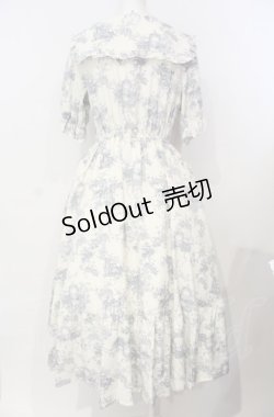 画像3: m petit by misako / トワルドジュイワンピース M ブルー O-25-07-26-062-LO-OP-OW-OS