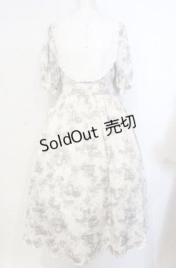 画像1: m petit by misako / トワルドジュイワンピース M アイボリー O-25-07-26-065-LO-OP-OW-OS