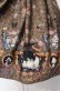 画像2: ALICE and the PIRATES / Dual face 〜phantom and truth〜柄ジャンパースカートII  ブラウン O-25-07-26-070-PA-OP-OW-OS (2)