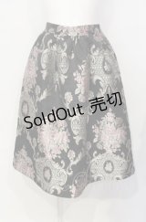 axes femme / ジャガードスカート M クロ O-25-07-26-075-AX-SK-IG-OS