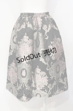画像2: axes femme / ジャガードスカート M クロ O-25-07-26-075-AX-SK-IG-OS