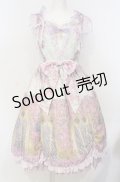 BABY,THE STARS SHINE BRIGHT / Belle Harmonie〜響き合う想いと巡り逢う乙女たちのMelodie〜柄リボンジャンパースカート  ミント O-25-07-26-007-BA-OP-OW-OS