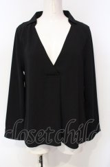 axes femme / バックプリーツプルオーバー  クロ O-25-07-26-080-AX-TO-IG-OS