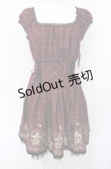 Secret Honey / メリーゴーランド柄ワンピース 2 ワイン O-25-07-26-085-CA-OP-IG-OS