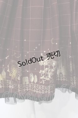 画像2: Secret Honey / メリーゴーランド柄ワンピース 2 ワイン O-25-07-26-085-CA-OP-IG-OS
