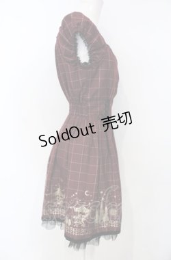 画像3: Secret Honey / メリーゴーランド柄ワンピース 2 ワイン O-25-07-26-085-CA-OP-IG-OS