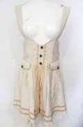 axes femme / タック使いポッケ付ジャンドレ M ベージュ O-25-07-26-086-AX-SK-IG-OS