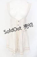 axes femme / タック使いポッケ付ジャンドレ M ベージュ O-25-07-26-086-AX-SK-IG-OS