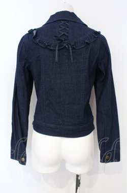 画像3: axes femme POETIQUE / ヨーク刺繍デニムジャケット M インディゴ O-25-07-26-090-AX-JA-IG-OS