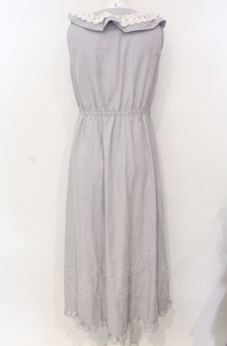 画像2: axes femme POETIQUE / フィッシュテールロングワンピース M グレー O-25-07-26-100-AX-OP-IG-OS