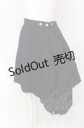 SEXY DYNAMITE LONDON / カットオフラップスカート F ブラック O-25-07-26-109-PU-SK-OW-ZS