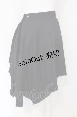 画像3: SEXY DYNAMITE LONDON / カットオフラップスカート F ブラック O-25-07-26-109-PU-SK-OW-ZS