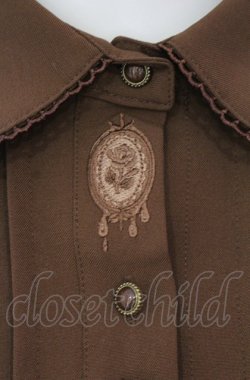画像2: axes femme / メルティショコラ刺繍ワンピース F ブラウン O-25-07-26-112-AX-OP-OW-OS