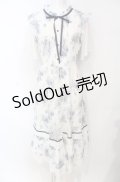 axes femme / フラワーレースワンピース F ブルー O-25-07-26-113-AX-OP-OW-OS
