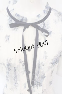 画像2: axes femme / フラワーレースワンピース F ブルー O-25-07-26-113-AX-OP-OW-OS