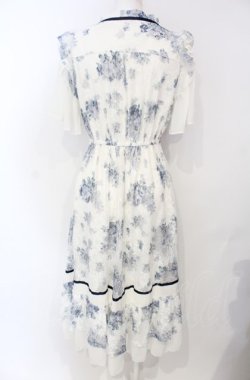 画像4: axes femme / フラワーレースワンピース F ブルー O-25-07-26-113-AX-OP-OW-OS