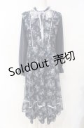 axes femme / フローラルレースワンピース M ネイビー O-25-07-26-117-AX-OP-OW-OS