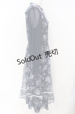 画像3: axes femme / フローラルレースワンピース M ネイビー O-25-07-26-117-AX-OP-OW-OS