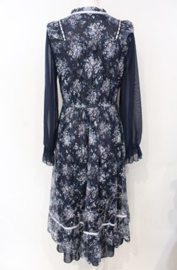 画像4: axes femme / フローラルレースワンピース M ネイビー O-25-07-26-117-AX-OP-OW-OS