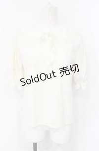 m petit by misako / 丸襟プルオーバー M キナリ O-25-07-26-119-LO-TO-OW-OS