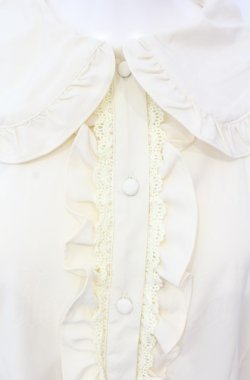画像2: m petit by misako / AM マルエリフリルブラウス M アイボリー O-25-07-26-120-LO-BL-OW-OS
