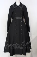 画像1: ATELIER BOZ / ルーファスロングコート  ブラック O-25-07-26-002-EL-CO-IG-OS (1)