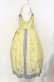 画像3: Jane Marple / Miss Daisyストラップドレス M イエロー×ブルー O-25-07-26-012-JM-OP-OW-OS (3)