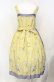 画像4: Jane Marple / Miss Daisyストラップドレス M イエロー×ブルー O-25-07-26-012-JM-OP-OW-OS (4)