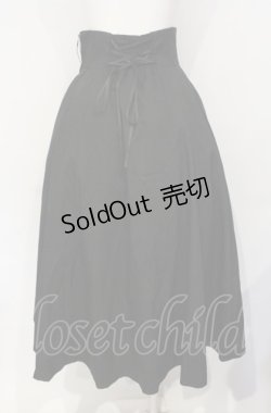 画像3: Sheglit / 小夜啼鳥のタックスカート M ブラック O-25-07-26-014-EL-SK-OW-OS