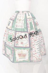 Jane Marple / Heres to the Oueenの2faceスカート M グリーン O-25-07-26-015-JM-SK-OW-OS