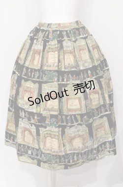 画像1: Jane Marple Dans Le Salon / Paper theater キャトルタックスカート M クロ O-25-07-26-016-JM-SK-OW-OS