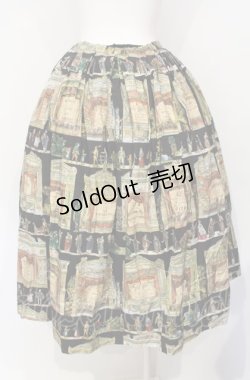画像4: Jane Marple Dans Le Salon / Paper theater キャトルタックスカート M クロ O-25-07-26-016-JM-SK-OW-OS
