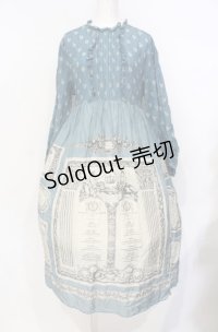 Jane Marple / Queen’s tableのディナードレス  ブルーグレイ O-25-07-26-017-JM-OP-OW-OS