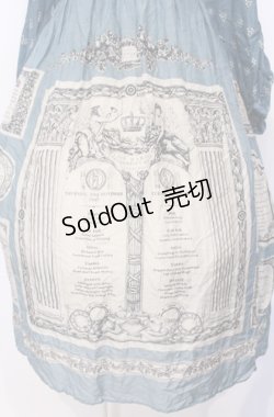 画像2: Jane Marple / Queen’s tableのディナードレス  ブルーグレイ O-25-07-26-017-JM-OP-OW-OS