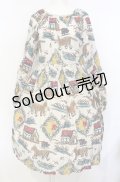 Jane Marple / Strolling catスモッグドレス M ベージュ系 O-25-07-26-018-JM-OP-OW-OS
