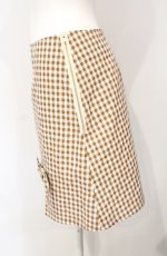 画像2: Katie / SWEET ESCAPE ribbon ミニスカート  チョコ O-25-07-26-022-LO-SK-IG-ZT235 (2)