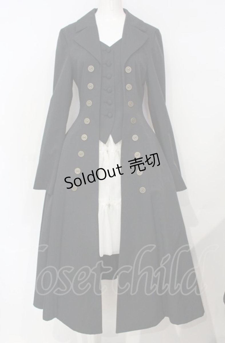 画像1: ATELIER BOZ / ロングローランドジャケット  ブラック O-25-07-26-003-EL-CO-IG-OS (1)