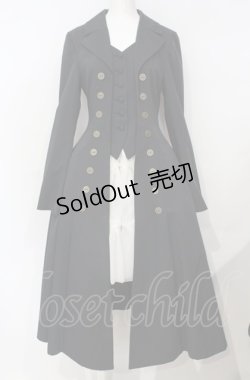 画像1: ATELIER BOZ / ロングローランドジャケット  ブラック O-25-07-26-003-EL-CO-IG-OS