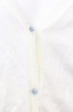 画像2: F&A / UVカットVネックニットカーディガン F アイボリー O-25-07-27-004-LO-TO-OW-ZT027 (2)