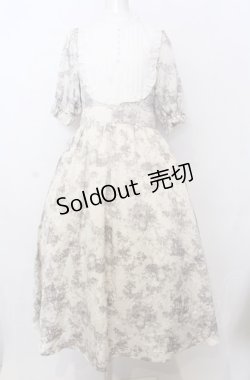 画像1: m petit by misako / トワルドジュイワンピース L アイボリー O-25-07-27-031-LO-OP-OW-OS