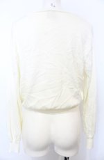 画像3: F&A / UVカットVネックニットカーディガン F アイボリー O-25-07-27-004-LO-TO-OW-ZT027 (3)