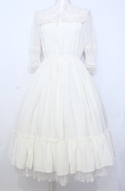 画像1: Melody BasKet / Confisiereワンピース M アイボリー O-25-07-27-033-LO-OP-OW-OS